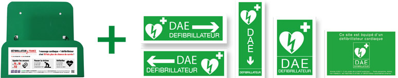Composition pack confort défibrillateur