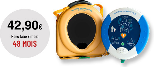 Pack défibrillateur location sérénité