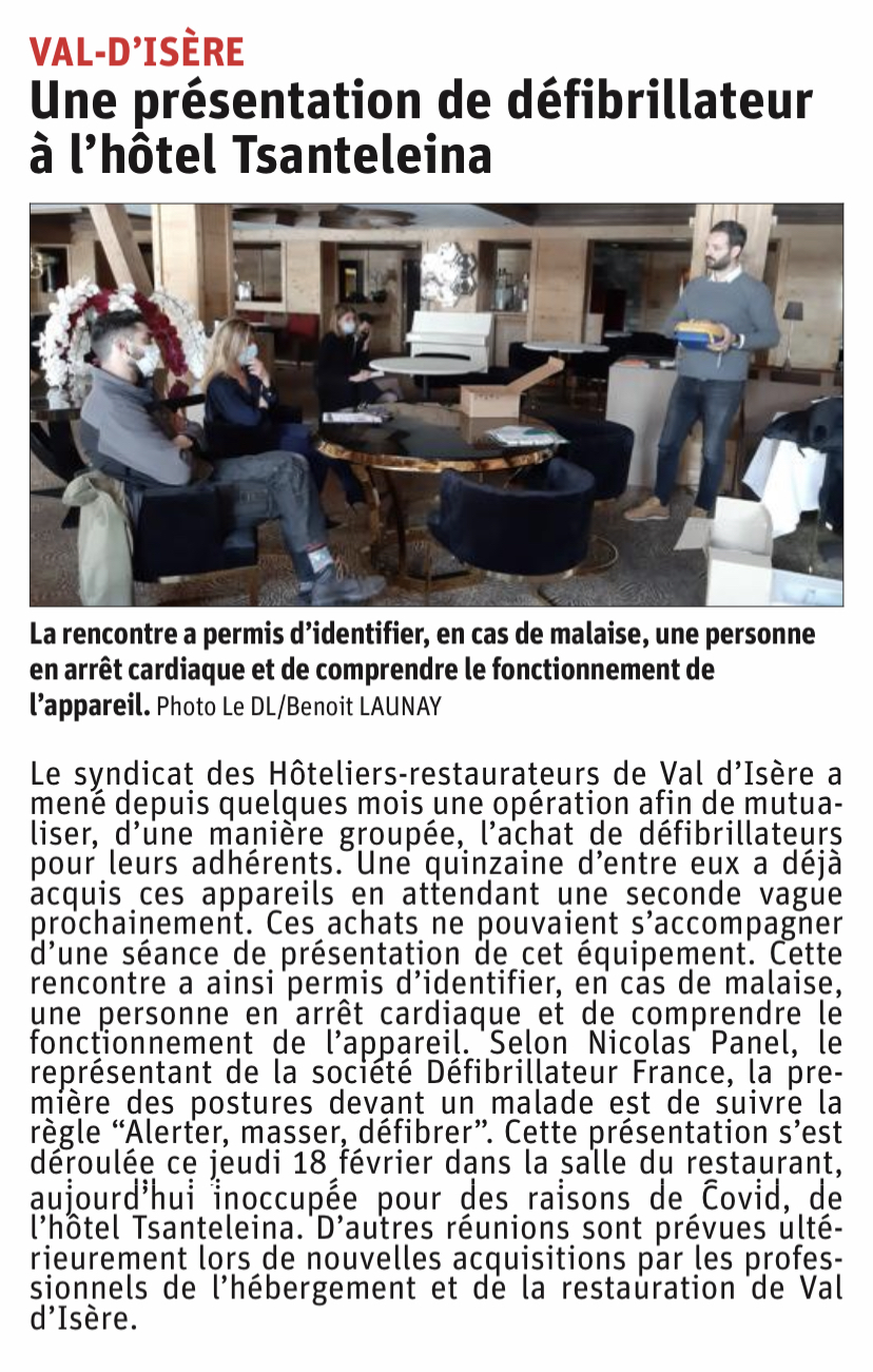 ARTICLE DAUPHINE LIBERE