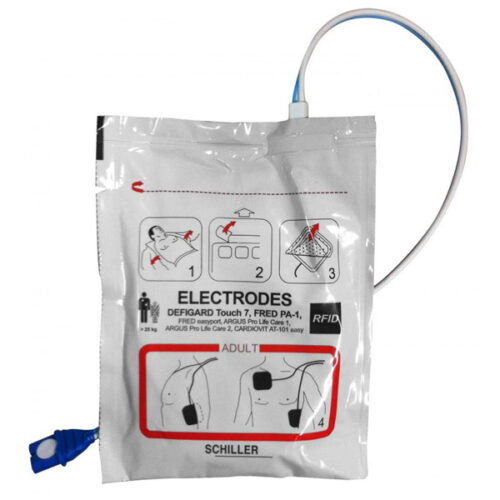 Electrodes pré-connectées adultes TAG RFID