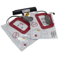 Kit d'un charg-pak (pile) et 2 paires d'électrodes adultes