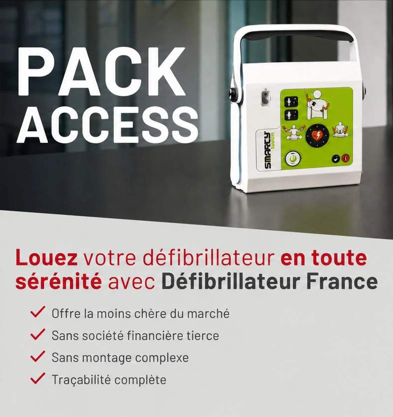 Pack ACCESS location défibrillateur Défibrillateur France