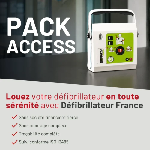 Pack ACCESS location défibrillateur Défibrillateur France